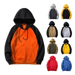 Men's Comfortable Pullover Hoodies 100% Cotton for Sleeve Solid Color Printed <b>Fleece</b> Anti-Pilling for Winter Direct Factory - Product Image 6