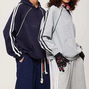 Sweat à capuche gris surdimensionné imprimé avec logo personnalisé pour hommes populaires pull à capuche décontracté 100% coton sweat à capuche polaire pour unisexe - Product Image 6