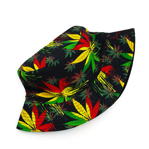 Sombrero Panamá para Exteriores, Protección Solar, para Hombre y Mujer, Doble Cara, Estilo Pescador, con Estampado de Hojas Coloridas, Modelo 2026 - Product Image 5
