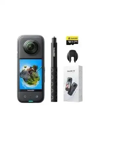 Üst tasarım Insta360 X3 eylem kamera için motosiklet 5.7K Video kayıt su geçirmez FlowState stabilizasyon Insta 360 bir X 3 spor