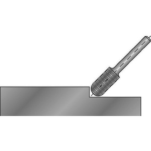 WRC <b>Milling</b> <b>Cutter</b> with Carbide Shank 6 mm Head Length 20 mm Bright Finish KVZ 4 RUKO Toothing 10 mm <b>Cutter</b> - Product Image 3
