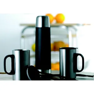 Vasos Personalizados de Acero Inoxidable ISOSET, Termo ISOSET con Tazas, Producto Promocional - Product Image 2