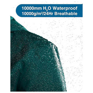Chubasquero impermeable para adultos, chaqueta de lluvia para hombres, a prueba de viento, para exteriores, para motociclistas, viajes, ocasiones de lluvia - Product Image 2