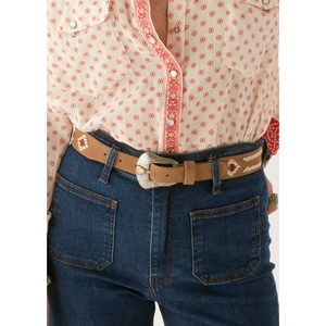 Cinturón NAVAJO de Cuero para Desierto con Hebilla de Aleación - Product Image 2