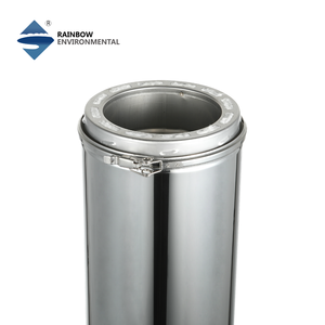 <span class=keywords><strong>Tuyau</strong></span> de <span class=keywords><strong>cheminée</strong></span> en acier inoxydable à <span class=keywords><strong>double</strong></span> <span class=keywords><strong>paroi</strong></span> Rainbow, taille 5'', classe A, pour réduire la formation de créosote dans les poêles à bois - Product Image 1