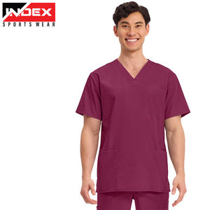 Cómodo uniforme de Hospital enfermera belleza salón Dental ropa de trabajo logotipo personalizado uniforme médico Scrubs Set para hombres mujeres - Product Image 1
