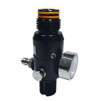 Régulateur de pression HPA pneumatique en aluminium pour paintball, pression de service 4500 psi pour réservoirs en fibre de carbone 68/77ci, jauge 5/8-18 UNF, garantie 15 ans