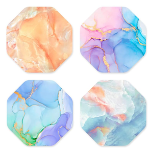 Dessous de verre en bois de qualité supérieure résistant à la chaleur pour tasses à thé de bureau à domicile tasses à café canettes de bière bar gobelets et verres à eau - Product Image 1