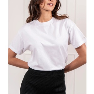 Fournisseur de t-shirts décontractés en coton à manches courtes avec logo personnalisé imprimé et broderie tie-dye de qualité supérieure pour femmes BD - Product Image 5