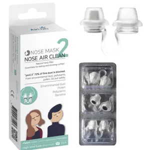 Airlab Nose Filter Reusable Breathable Nasal Plugs Air Filtration Medium For Dust Pollution Block Cold High-end Type 3 Pcs