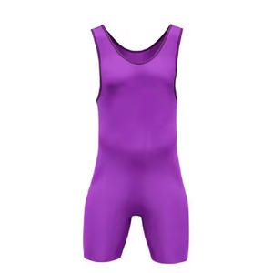 Combinaison de musculation de haute qualité Singlet Powerlifting Lutte Singlet pour hommes Vêtements de sport 100% polyester - Product Image 5