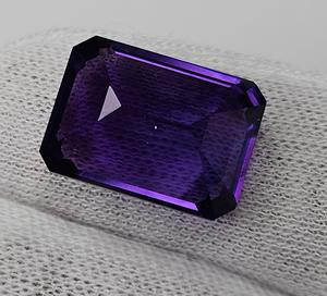 พลอยอะมีทิสต์สีม่วงธรรมชาติคุณภาพสูงจากโรงงานโดยตรง สำหรับงานประดิษฐ์เครื่องประดับ ขนาด 10x12 มม. รูปทรงแปดเหลี่ยม - Product Image 5