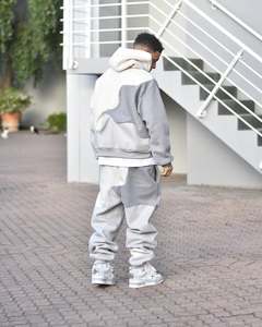 Trajes Deportivos Casuales de Invierno para Hombre de Primera Calidad, Más Vendidos, 100% Algodón, Color Sólido, Cómodos - Product Image 2