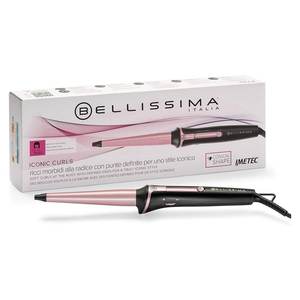 BELLISSIMA 11949 Fer à boucler Iconic Curls, rose métallique et noir mat, options de couleurs élégantes et polyvalentes - Product Image 2