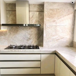 Đá sang trọng Taj Mahal <span class=keywords><strong>Granite</strong></span> đánh bóng hiện đại lớn slab cho nhà bếp Countertop sàn gạch ốp tường - Product Image 4