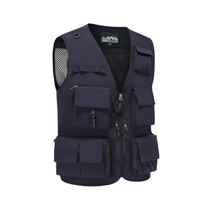 Dernier design 2023 Gilet classique avec une touche moderne Gilet réversible avec fermeture à glissière et fabriqué avec un gilet de pêche en haute matière - Product Image 2