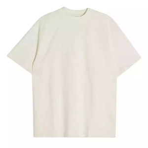 เสื้อยืดบ็อกซี่แบบใส่สบายสำหรับผู้ชายเสื้อยืดผ้าฝ้ายออร์แกนิกเปิดไหล่100% พิมพ์ลายกราฟิกเสื้อผ้าแนวสตรีท - Product Image 5