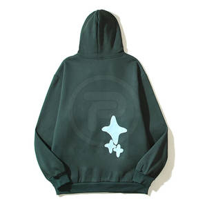 Meilleur matériel Sweat à capuche imprimé à manches longues Hiver Nouveau col à capuche à motif solide à la mode - Product Image 2