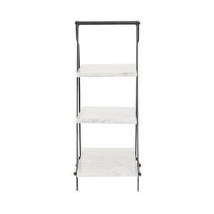 Meilleure vente support à gâteau en métal enduit noir avec marbre blanc support à gâteau de la plus haute qualité pour affichage dessert tasse gâteau de l'Inde - Product Image 5