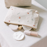 Tas punggung Linen bordir tangan dengan bordir warna yang berbeda ransel Linen 100% lembut dicuci OEM dibuat di Vietnam