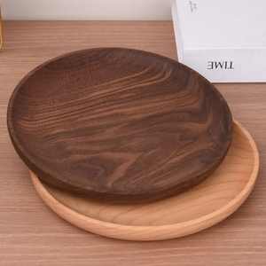 Assiettes à dîner en bois d'acacia écologiques de haute qualité, 20 pièces, fabrication artisanale de luxe, compatibles lave-vaisselle, pour plats et desserts - Product Image 3