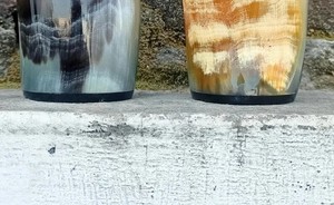 Verre à corne écologique | Tasse à boisson faite à la main de qualité supérieure pour les cadeaux et les fêtes au meilleur prix - Product Image 4