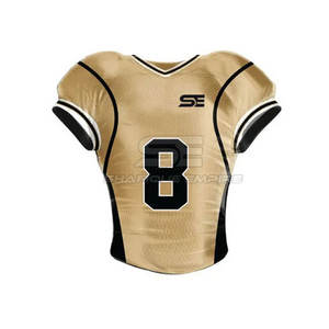 ชุดเครื่องแบบทีมฟุตบอลอเมริกันผ้าโพลีเอสเตอร์สำหรับ2025ชุดเครื่องแบบแขนสั้นระบายอากาศได้ดีผลิตในปากีสถาน - Product Image 6