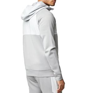 Conjuntos de dos piezas para hombre, de algodón y felpa, corte ajustado, sudadera deportiva con capucha y pantalones de chándal con cremallera, chándales para hombre, CP-MTS-03 - Product Image 5