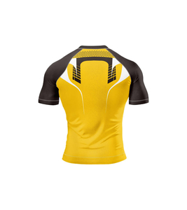 Camiseta de manga corta con logotipo de marca personalizado para hombre y mujer, transpirable, antibacteriano, de secado rápido, con protección solar - Product Image 6