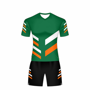 Uniforme de voleibol liso con logotipo impreso personalizado al por mayor, ropa deportiva de poliéster para hombre, uniforme de voleibol - Product Image 1