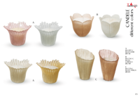 Tammaro Home Candele Murano Glass Décoration d'intérieur de luxe Design artisanal italien haut de gamme