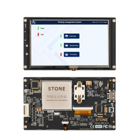 STONE Pantalla LCD UART Tft de 5 pulgadas con placa de Control + Software + programa 800*480 Panel táctil HMI para uso industrial