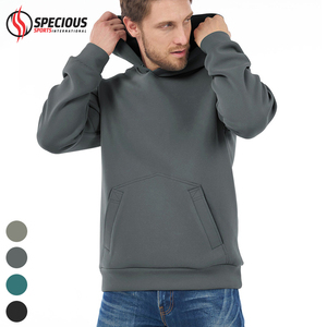 Sweat-shirts d'hiver pour hommes en coton 100% imperméable et écologique, marque privée OEM |   Impression et broderie de logo personnalisés - Product Image 2