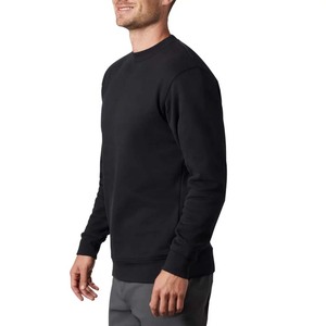 Man Black Oversized Pullover <b>Fleece</b> <b>Sweaters</b> Long Sleeve With Pockets Winter Sweatshirts - Product Image 3