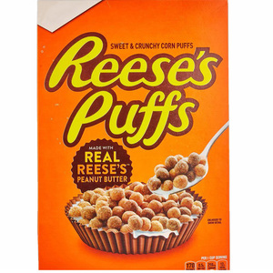 Céréales Reese's Puts Puffs à l'intérieur de gobelets au beurre de cacahuète, céréales Reese's Puts Puffs sans gluten (vegan, sans céréales) - Product Image 1