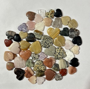 Piedra preciosa tallada en forma de corazón Natural de grado AAA, colores mezclados, piedra de amor personalizada, fabricación de joyas, piedras preciosas sueltas certificadas 2-5g - Product Image 3