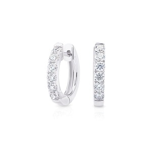 Boucles d'oreilles en diamant solide 10K de laboratoire, prix de gros, coupe ronde brillante, certifiées IGI, VVS2, couleur E, fournisseur de bijoux fins - Product Image 1