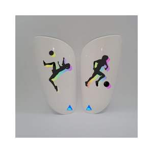 Espinilleras de fútbol Premium Armadura femenina Modelo STDF10004 Material de alta calidad Equipo de protección de diseño colorido y personalizado - Product Image 1