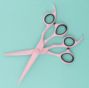 Biểu tượng tùy chỉnh màu Hồng dao cạo cạnh cắt tóc chuyên nghiệp kéo thép không gỉ Barber <span class=keywords><strong>Saloon</strong></span> tóc Shears - Product Image 4