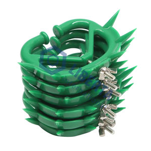 6ชิ้นชุดลูกวัวลูกวัวพลาสติกสีเขียวขนาดใหญ่95X75มม. ป้องกันการดูดปศุสัตว์เครื่องมือหย่านมลูกวัว - Product Image 3