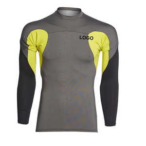 High OEM Breathable Durable Full Sleeve <b>Rash</b> <b>Guard</b> <b>Men</b> Digital Print Spandex Compression Shirts Gym Surfing Seasons <b>Rash</b> <b>Guard</b> - Product Image 1