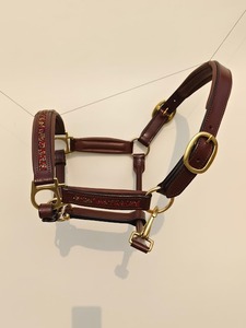 SOFTY Rembourré Anglais Selle Cheval Cuir Halter Réglable Tête Collier - Product Image 2