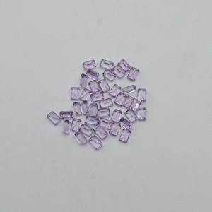 5x7mm naturel rose améthyste à facettes octogone coupe lâche semi-précieuse pierre précieuse pour la fabrication de bijoux au prix d'usine en gros - Product Image 4