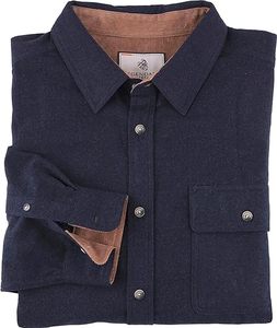 Premium Men's 100% Cotton Flannel Shirt Custom Logo Plus Size Soft Plaid Casual Breathable Comfortable for Adults Denim Shirts - Product Image 2