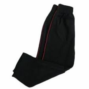 Pantalon de survêtement 100 % polyester pour uniforme scolaire, tenue de sport formelle, taille haute, anti-boulochage, infroissable, coupe ajustée, hiver, taille unique, bleu - Product Image 2