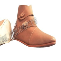 Sepatu Chunky Asli 100% yang Dapat Disesuaikan untuk Anak Perempuan, Model Abad Pertengahan dengan Kancing Ganda untuk Musim Dingin & Sepatu Chunky