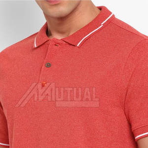 เสื้อโปโลผ้าถักแบบลำลองสำหรับผู้ชายผ้าคอตตอนสำหรับระบายอากาศได้ดีและให้ความชุ่มชื้นเนื้อผ้าระบายอากาศได้ดี - Product Image 6