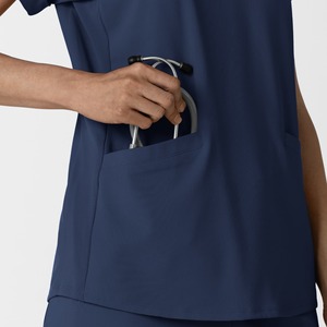 Venta al por mayor de fábrica con cuello en V Hospital Mujeres Hombres Enfermera Doctor Scrubs Uniforme Top Oem logo Custom Medical Scrubs Uniformes - Product Image 5