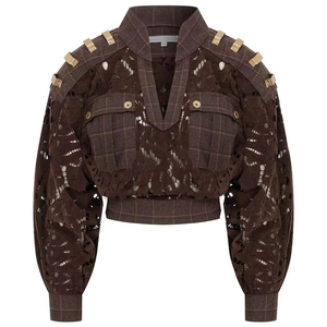 Nouvelle arrivée de conception propre en usine veste en cuir pour femmes Offre Spéciale veste en cuir PU de bonne qualité - Product Image 1