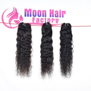 Venta al por Mayor de Cabello Humano Natural de Templo Indio, Producto Original, Cutícula Natural, Aspecto Natural, Rizado, Suave y Sedoso, para Exportación - Product Image 6